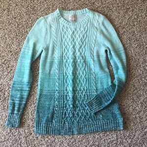 Blue Ombré Sweater